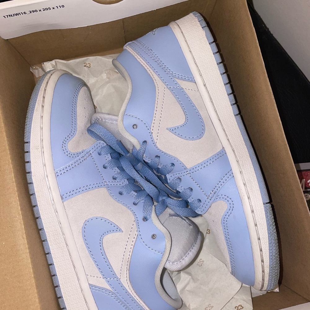 Jordan Air 1 Low in Gray and Blue